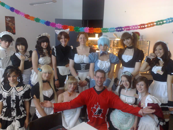 Obi im Maid-Cafe auf der Dokomi 2010