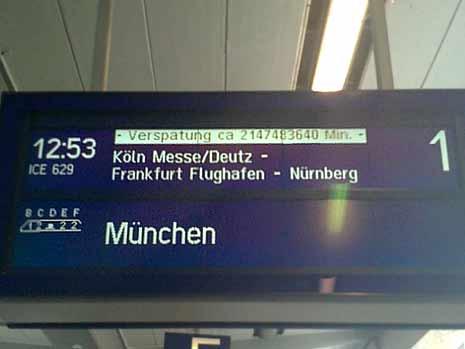 4000 Jahre zu spÃ¤t: dieser Zug nach MÃ¼nchen!