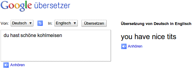 Fun mit Google: du hast schÃ¶ne Kohlmeisen...